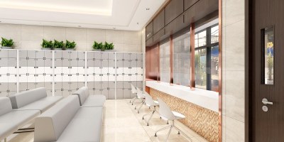 现代医院体检中心3D模型下载